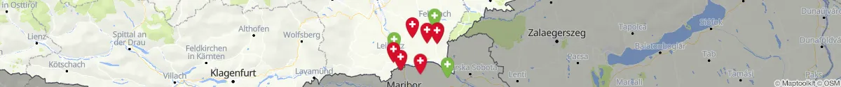 Map view for Pharmacies emergency services nearby Deutsch Goritz (Südoststeiermark, Steiermark)